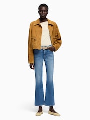Coastline - Jean 7 For All Mankind The Leggy Bootcut Crop Pure blanc - Image 1 de 6