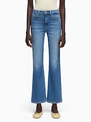 Coastline - Jean 7 For All Mankind The Leggy Bootcut Crop Pure blanc - Image 3 de 6