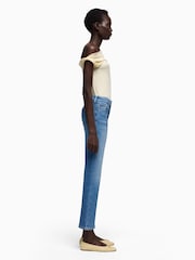 Coastline - Jean 7 For All Mankind The Leggy Bootcut Crop Pure blanc - Image 4 de 6