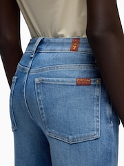 Coastline - Jean 7 For All Mankind The Leggy Bootcut Crop Pure blanc - Image 5 de 6
