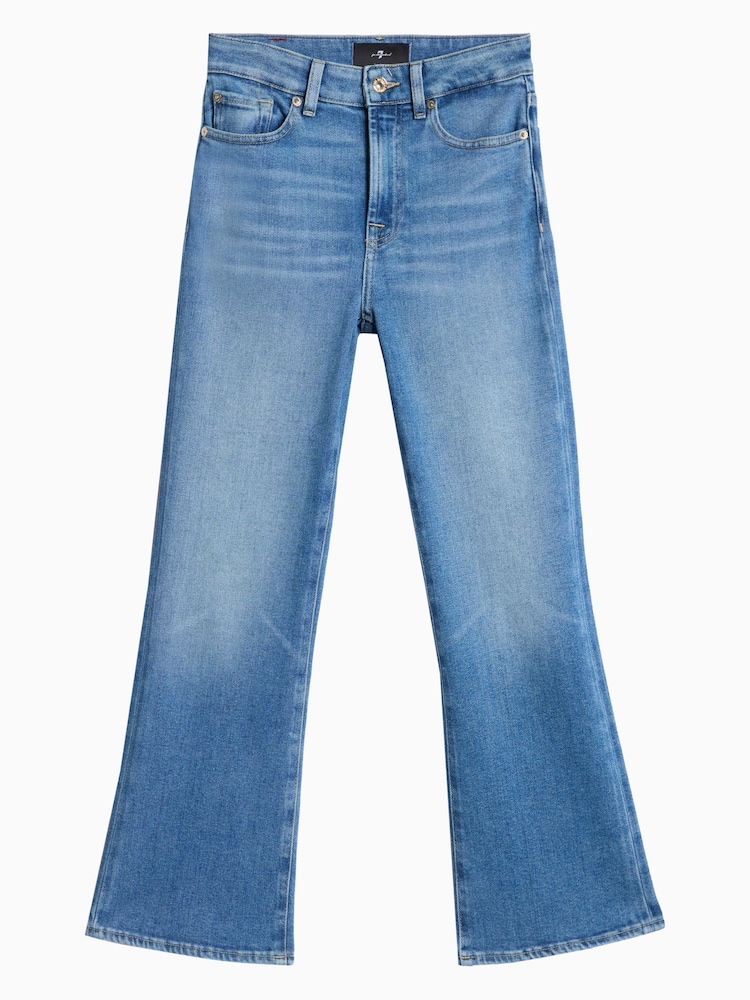 Coastline - Jean 7 For All Mankind The Leggy Bootcut Crop Pure blanc - Image 6 de 6