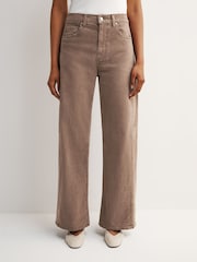 Paige Brown Arellia Skimmer 30" Barrel Leg Jeans - Image 2 of 7