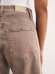 Paige Brown Arellia Skimmer 30" Barrel Leg Jeans - Image 5 of 7