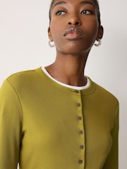 Jigsaw Green Button Through Long Sleeve Baby T-Shirt - Image 2 of 5