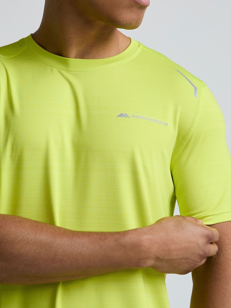 Monterrain Yellow Lyder 3.0 Space Dye T-Shirt - Image 5 of 5