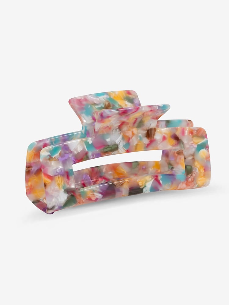 Mood Pink Multi Resin Claw Clip - Image 1 of 3 Mood Pink Multi Resin Claw Clip - Image 1 of 3