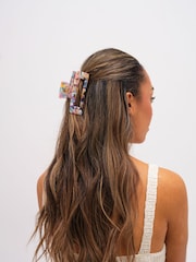 Mood Pink Multi Resin Claw Clip - Image 2 of 3