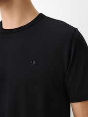 Black Slim Fit Motionflex Soft T-Shirt - Image 4 of 8