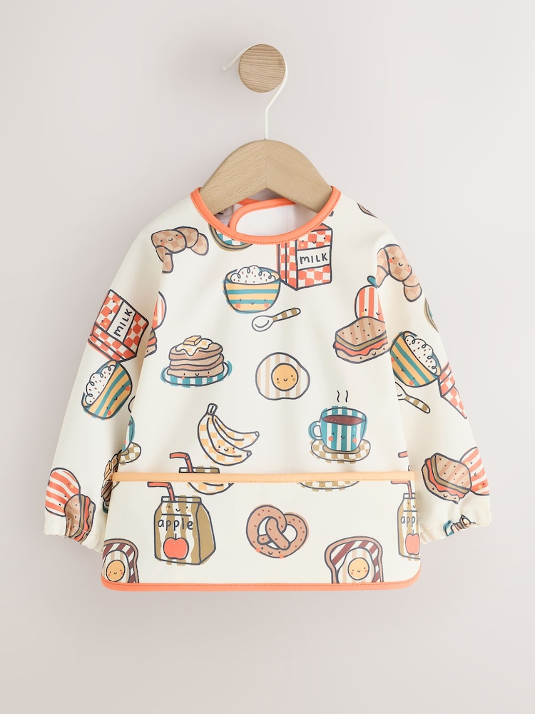 Milk Club Stampy Weaning And Feeding Sleeved Bib - Image 1 of 5 Milk Club Stampy Weaning And Feeding Sleeved Bib - Image 1 of 5