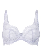 Hunkemoller Purple Daisy Non-Padded Underwired Bra - Image 1 of 3