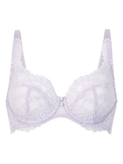 Hunkemoller Light Purple Non Padded Daisy Underwired Bra - Image 4 of 5