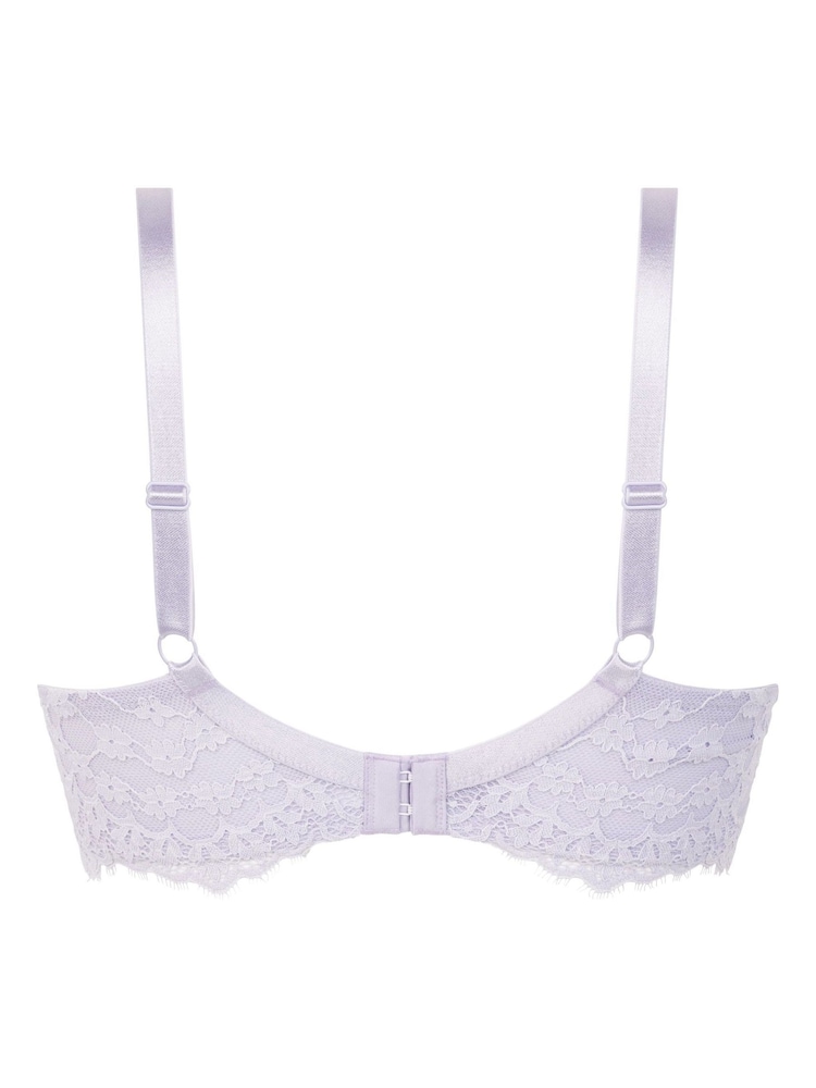 Hunkemoller Light Purple Non Padded Daisy Underwired Bra - Image 5 of 5 Hunkemoller Light Purple Non Padded Daisy Underwired Bra - Image 5 of 5