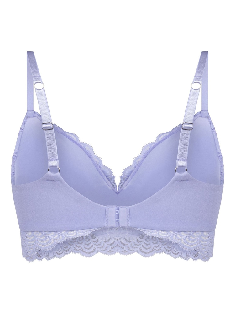 퍼플 - Hunkemoller 안드레아 패디드 논와이어 브라 - 2의 이미지 2