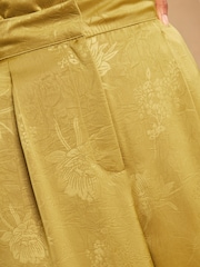Love & Roses Satin Jaqcuard Trousers - Immagine 5 di 5