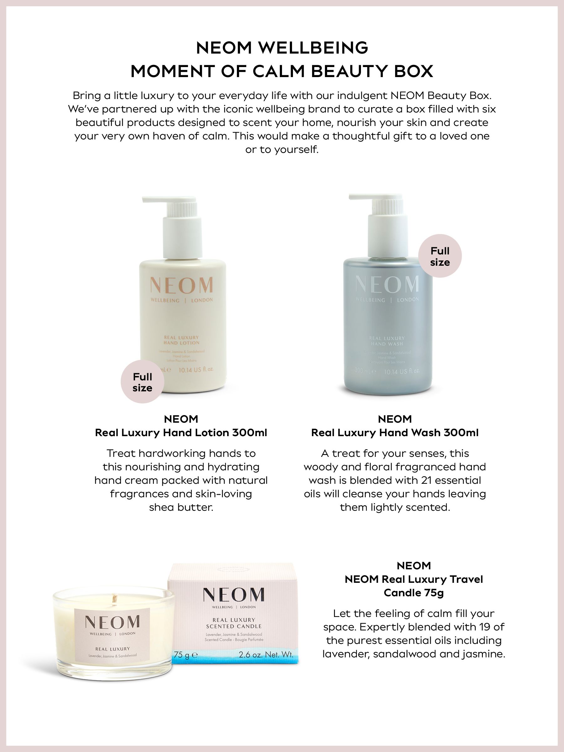 Buy Neom Wellbeing Moment of Calm Box (Worth £109) from the Next