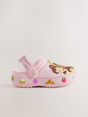 Рожевий - Disney Princess Cosy Lined Slipper Clogs - Image 3 of 5