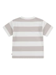 Orange - Levi's Kurzarm-T-Shirt mit breiten Streifen - Bild 5 von 6