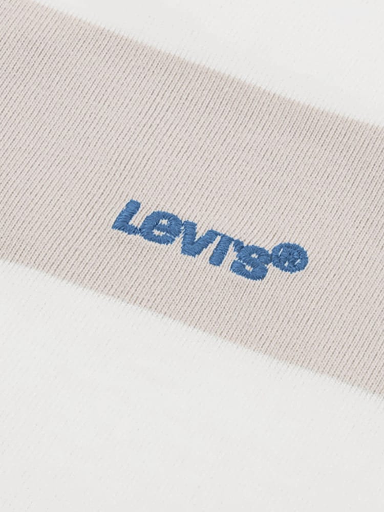 Orange - Levi's Kurzarm-T-Shirt mit breiten Streifen - Bild 6 von 6