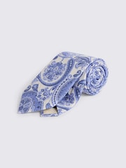 MOSS Bottinelli Silk Paisley Tie - 圖片 1，共 2