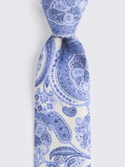 MOSS Bottinelli Silk Paisley Tie - 圖片 2，共 2