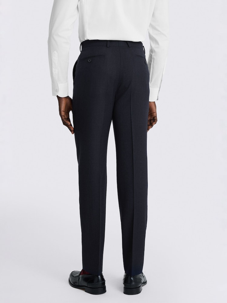 MOSS Check Regular Fit Suit Trousers - Imagen 2 de 3