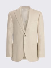 MOSS ז'קט חליפת טוויל מסיב פשתן בגזרה מחויטת - תמונה 7 מתוך 7