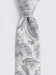 MOSS Bottinelli Silk Paisley Tie - 圖片 2，共 2