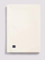 Duchamp White Smoke Luxury Double-Sided Fleece Throw - Image 1 of 6