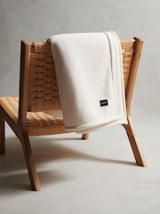 Duchamp White Smoke Luxury Double-Sided Fleece Throw - Image 3 of 6