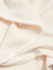 Duchamp White Smoke Luxury Double-Sided Fleece Throw - Image 4 of 6