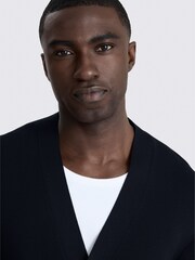 MOSS Blue Four Button Cardigan - Image 3 of 3