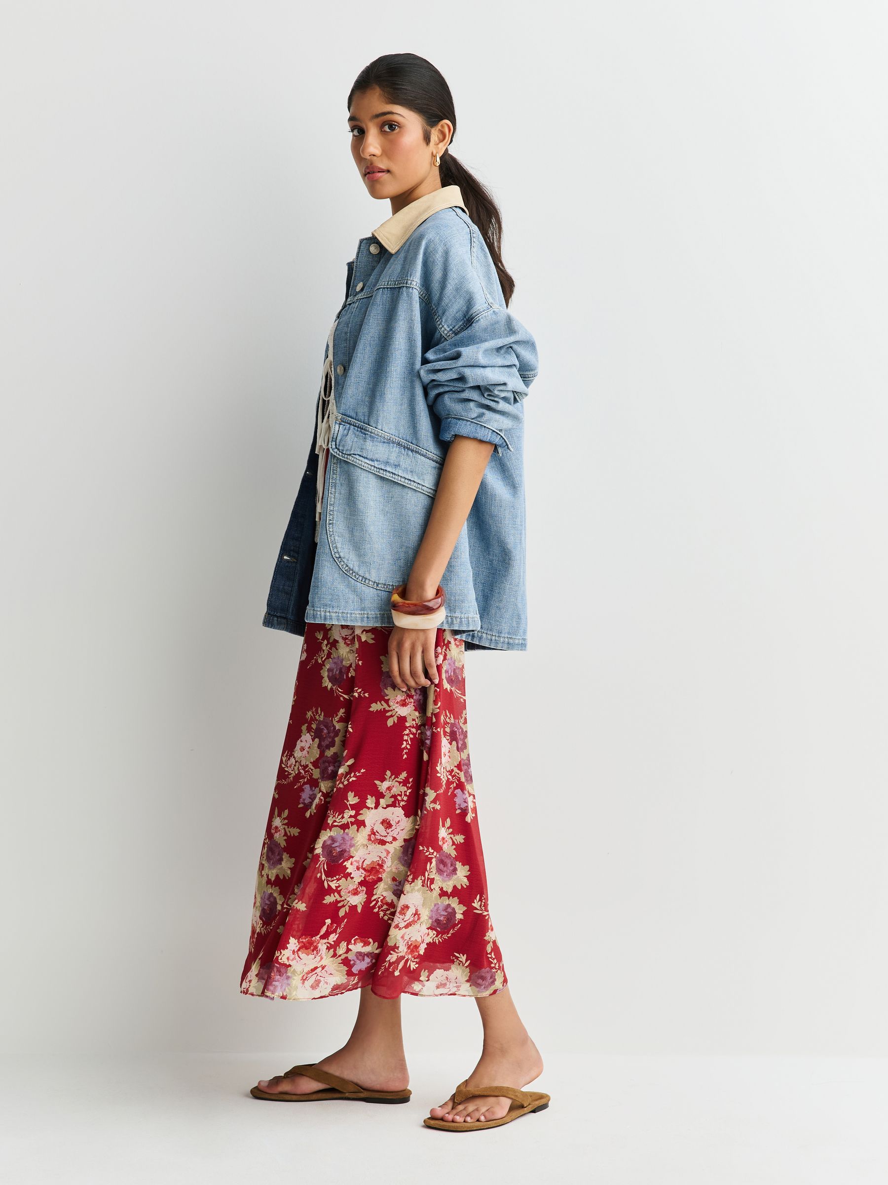 Buy Free People Blue Lemon Denim Jacket from Next USA