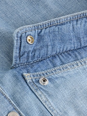 Free People Blue Lemon Denim Jacket - Image 5 of 5