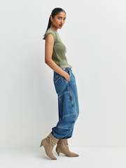 Free People Green Ever Had T-Shirt - Image 2 of 7