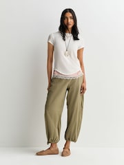 Free People White Nova T-Shirts - Image 2 of 6