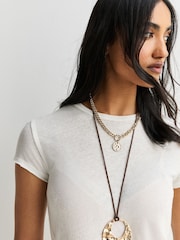 Free People White Nova T-Shirts - Image 5 of 6