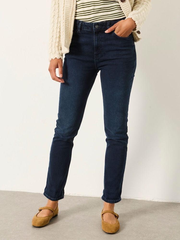 FatFace Chesham Ink Petite Girlfriend Jeans - Image 1 of 7