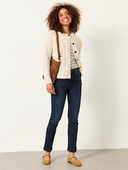 FatFace Chesham Ink Petite Girlfriend Jeans - Image 4 of 7