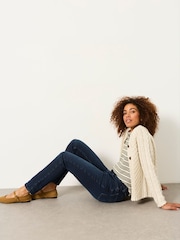 FatFace Chesham Ink Petite Girlfriend Jeans - Image 6 of 7
