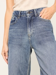 Azul escuro - Calça Jeans Reta Relaxada FatFace - Imagem 3 de 6