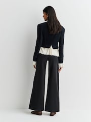 Free People Black Libre Wide Leg Jeans - Image 2 of 4