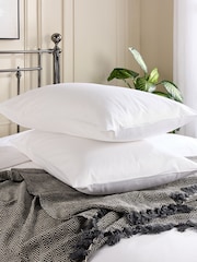 Hotel Pure Luxury White 5 Star Classic Pillowcase Pair - Image 1 of 6