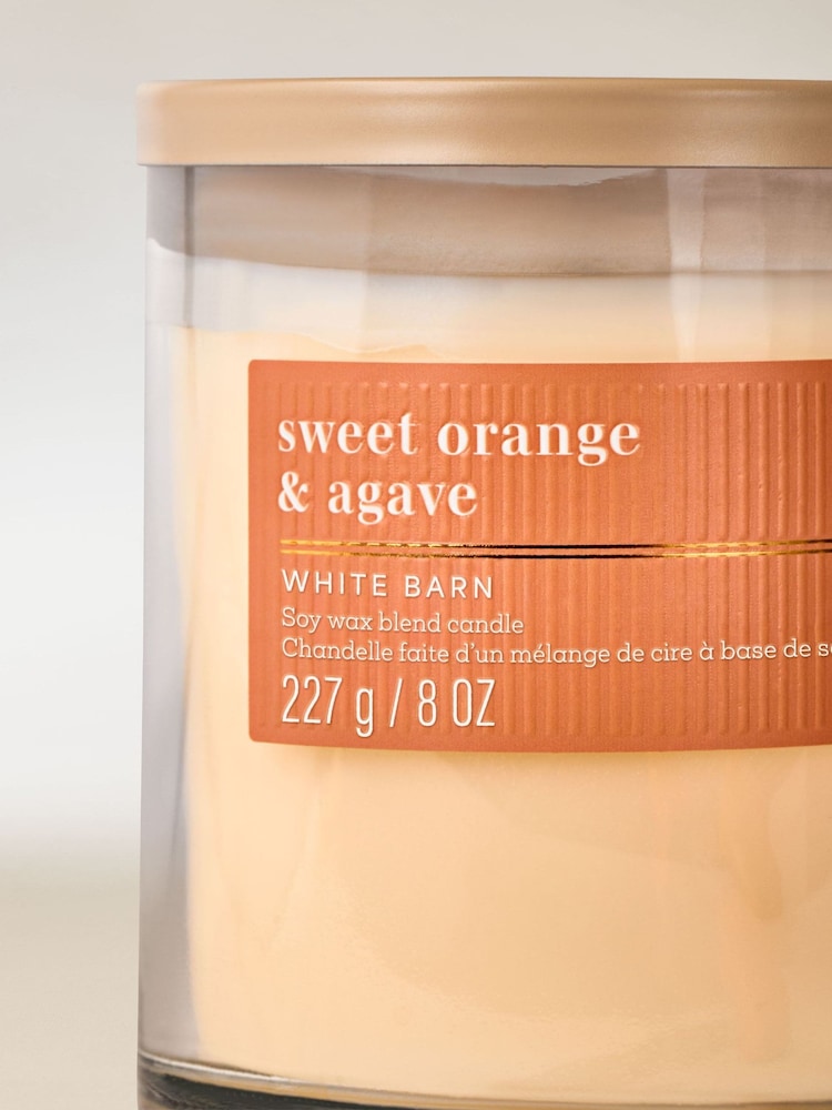Bath & Body Works Sweet Orange and Agave Single Wick Candle 227g - Image 2 of 3 Bath & Body Works Sweet Orange and Agave Single Wick Candle 227g - Image 2 of 3