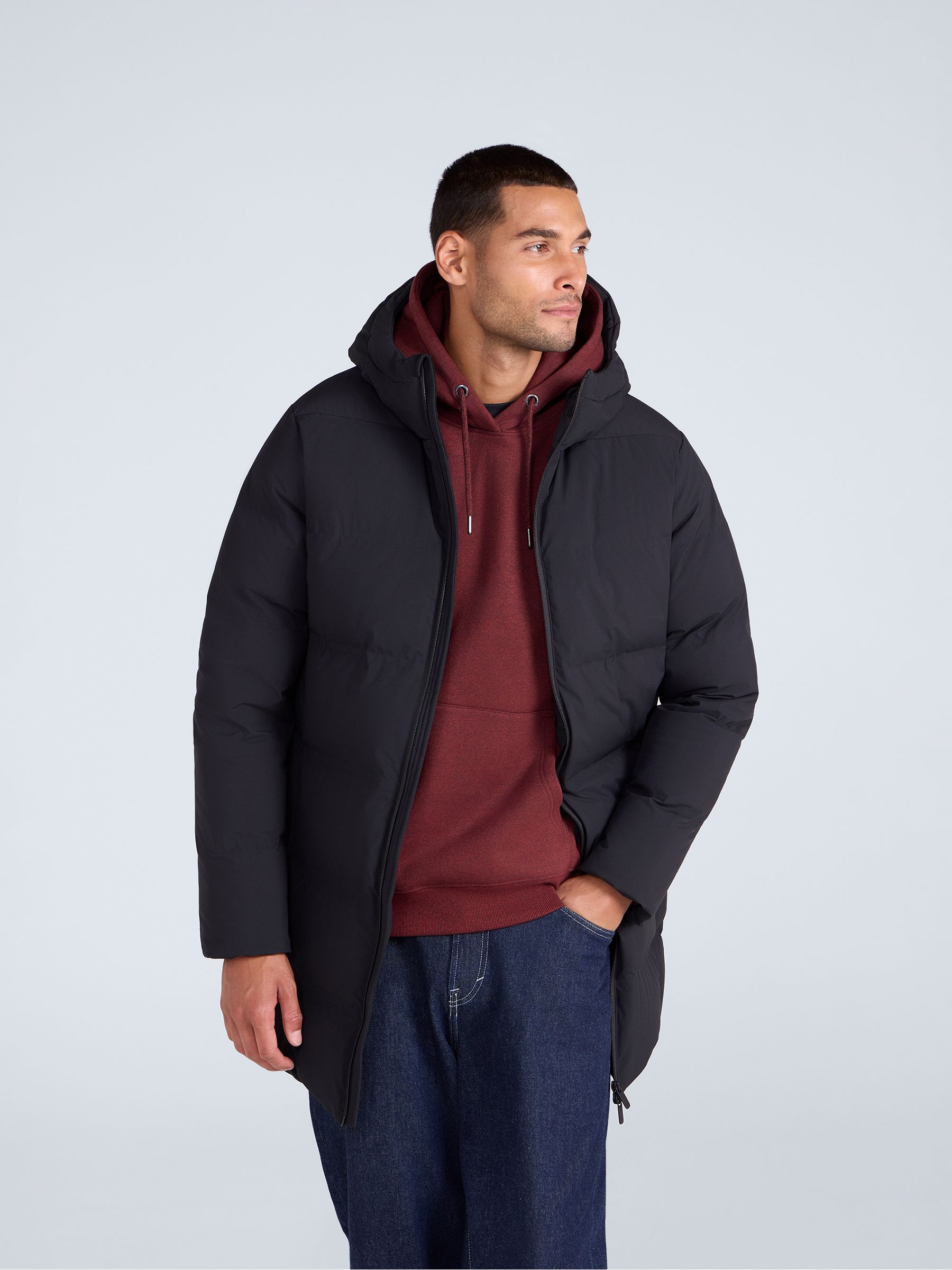 ジャケット・アウター shrink nylon bal collor coat cootie Buy Animal Black Tech Down Heat Sealed Coat from Next Romania