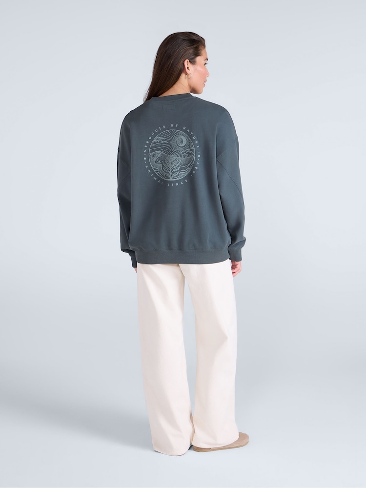 Animal Green Dakota Sweatshirt - Image 5 of 5 Animal Green Dakota Sweatshirt - Image 5 of 5