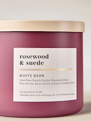Bath & Body Works Rosewood & Suede 3 Wick Candle 411g - Image 2 of 4
