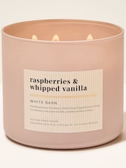 Bath & Body Works Raspberries & Whipped Vanilla 3 Wick Candle 411g - Image 1 of 3