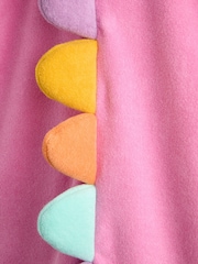 JoJo Maman Bébé Pink Unicorn Character Hooded Poncho Towel - Image 4 of 5