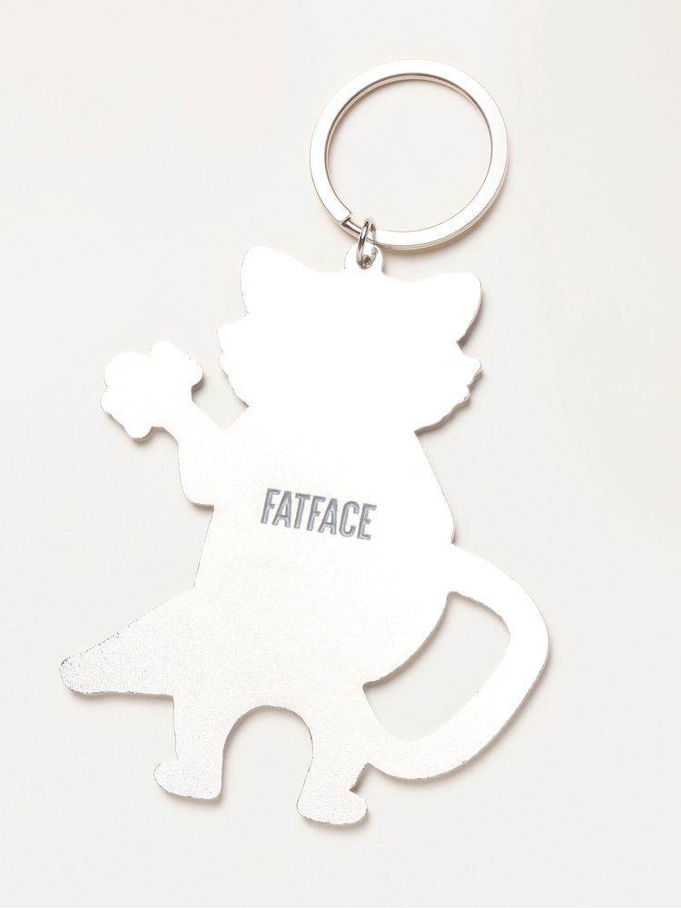 FatFace Rocking Racoon Bottle Opener Keyring - Obraz 3 z 3