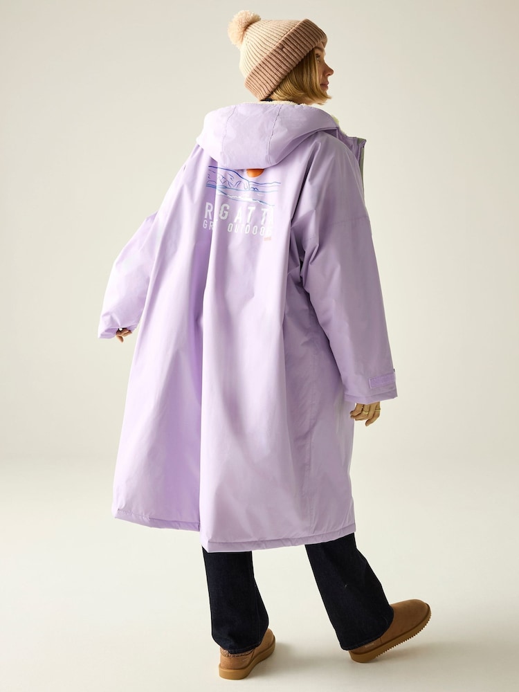 Regatta Purple Adult Waterproof Changing Robe - Image 2 of 9